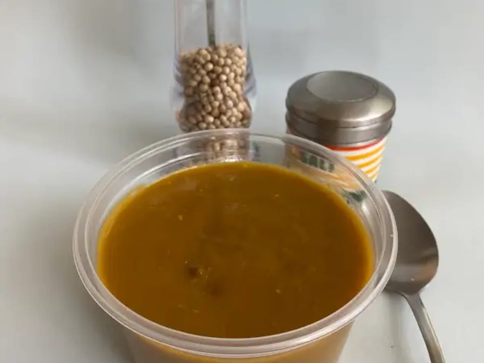 Caldo de feijão com bacon